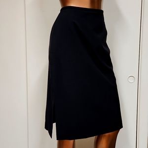 NWOT Signature by Larry Levine Black Pencil Skirt Size 12
